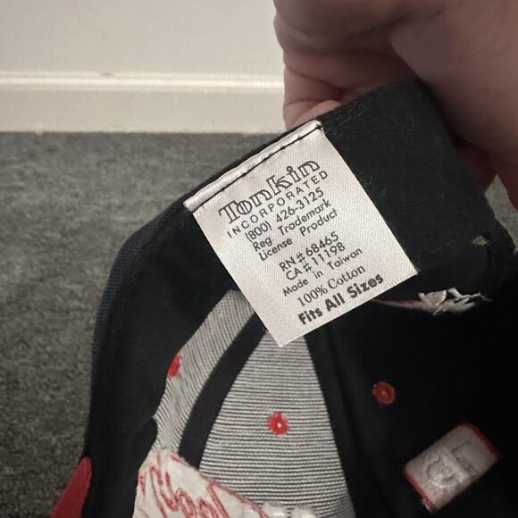 Vintage Tools Ingersoll Rand Racing Adjustable Cap, Black Cotton Cap - Tonkin - Picture 4 of 4